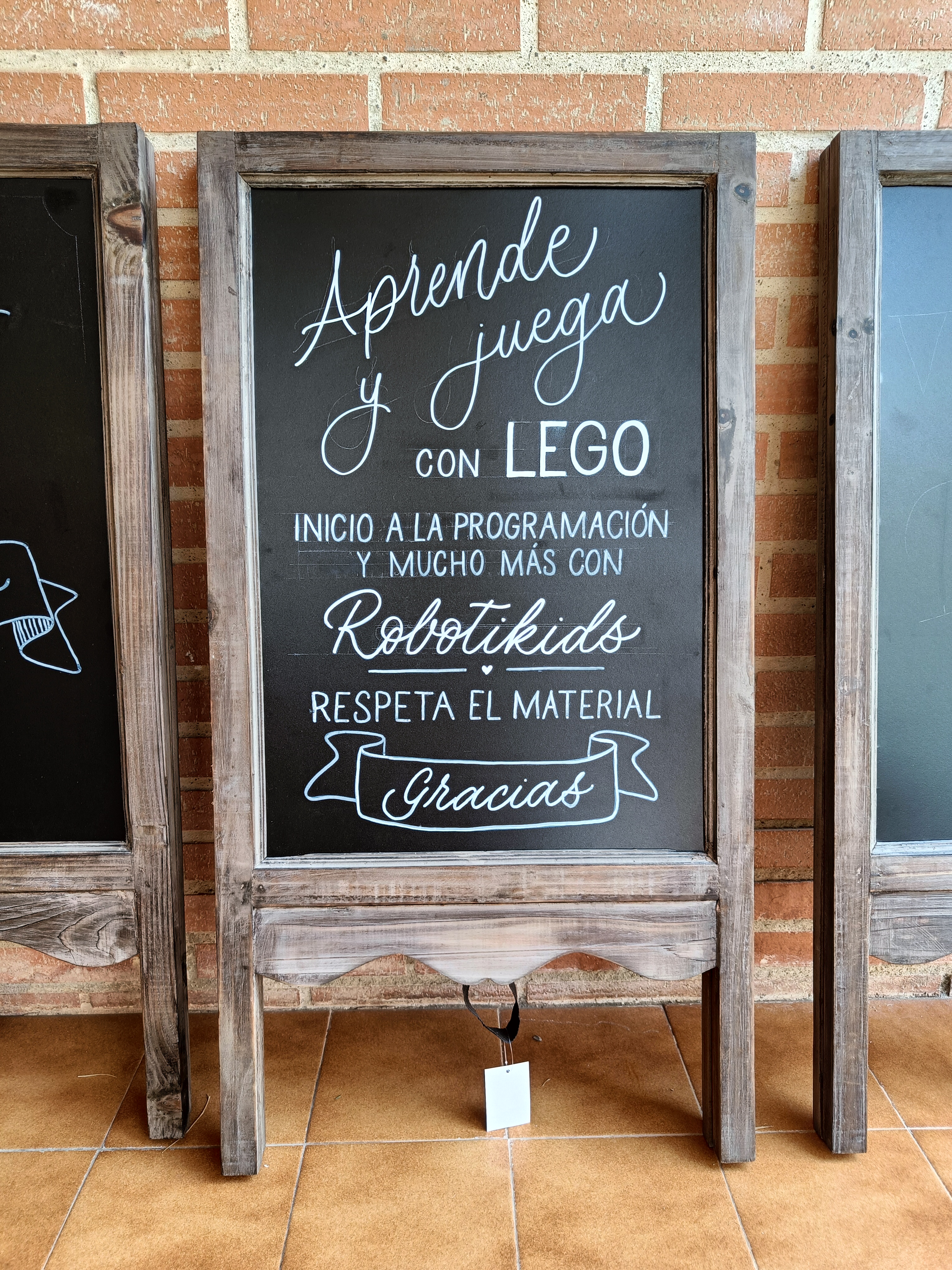 Pizarras hechas con lettering